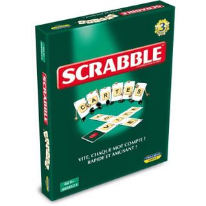 JEU SOCIÉTÉ - PLATEAU Scrabble cartes - 3 jeux en 1 - MEGABLEU