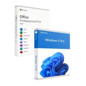 BUREAUTIQUE À TÉLÉCHARGER Office 2021 + Windows 11 Pro - envoi RAPIDE