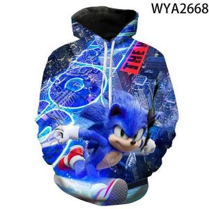 SWEATSHIRT Sweat à capuche,Sonic le hérisson 3D sweats à capu