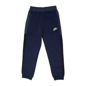 SURVÊTEMENT Pantalon de survêtement Nike B NSW HYBRID FLC Junior - Bleu - Taille élastique et cordon de serrage
