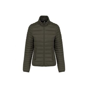 Doudoune femme à capuche confortable boucle grande taille couleur unie