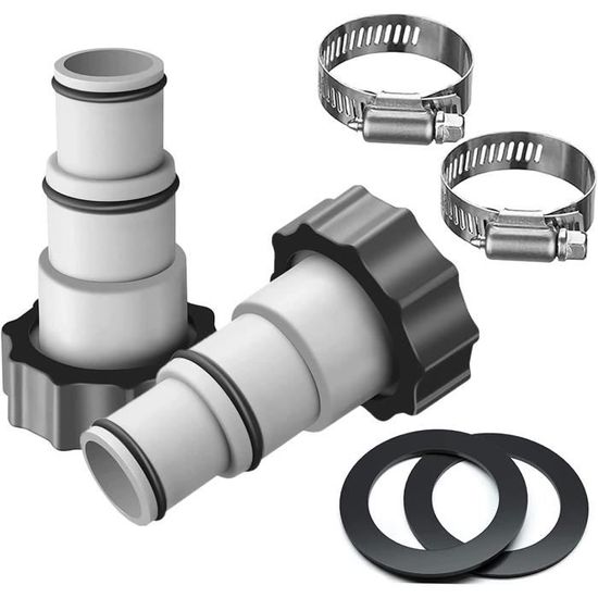 2 Pièces Adaptateur Tuyau Piscine A, Adaptateur De Tuyau De Rechange