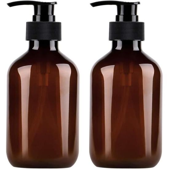 6 Flacons Pompe Verre Ambré 30ml | Flacons Rechargeables Pour Cosmétiques | Lotion, Sérum, Maquillage