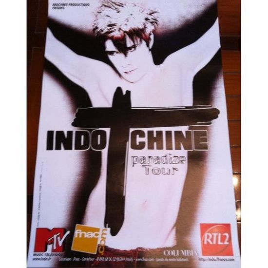 CARTE TRAIN INDOCHINE - POSTER HQ 40x60cm d'une AFFICHE VINTAGE