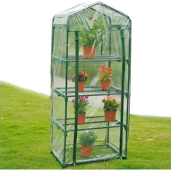 Mini Serre, Portable Serre De Jardin Couverture De Serre Végétale En PVC Culture D'herbes Et De