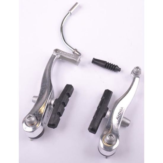 Paire D’étriers De Frein V-brake VTT Avant + Arrière – Alu Argenté Occasion