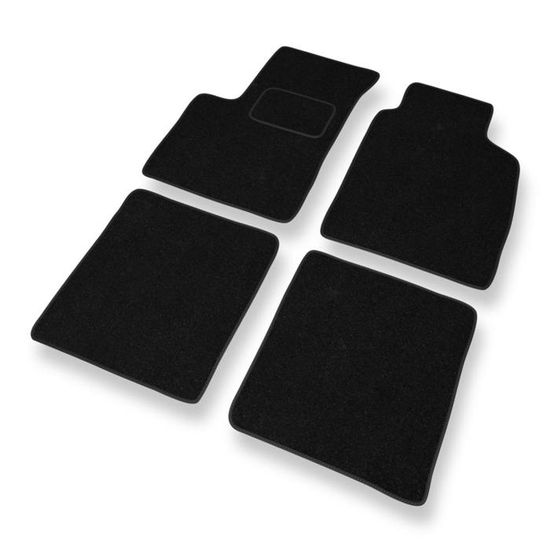 Kit Tapis Caoutchouc Pour Fiat Panda III (depuis 2011) - Tapis De Sol Et Coffre, Antidérapant