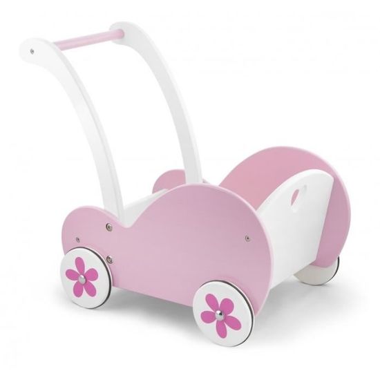 Landau pour poup es en bois Viga Toys Rose Pour enfants
