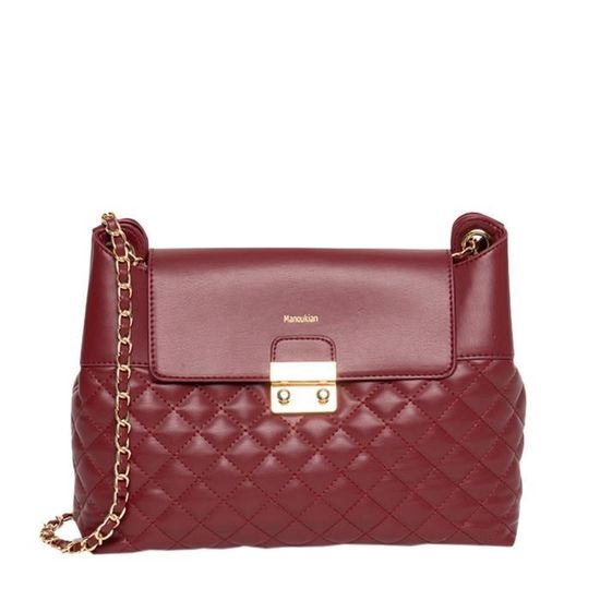 Sac à Main PRUNE En Cuir Noir - Taille Medium - Occasion Très Bon état
