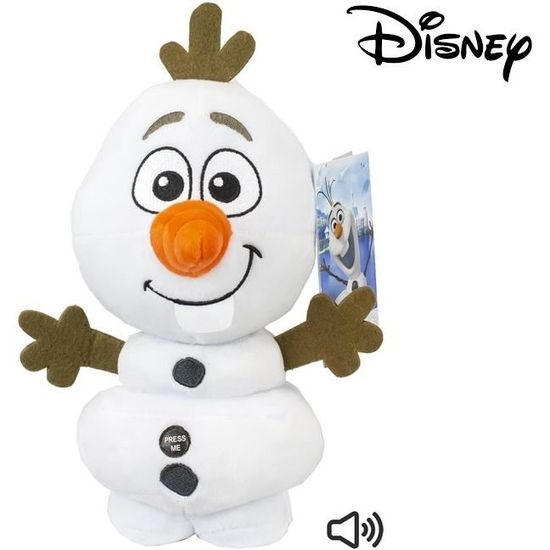Sambro FROZEN Peluche Olaf avec son 30 cm Cdiscount Jeux Jouets