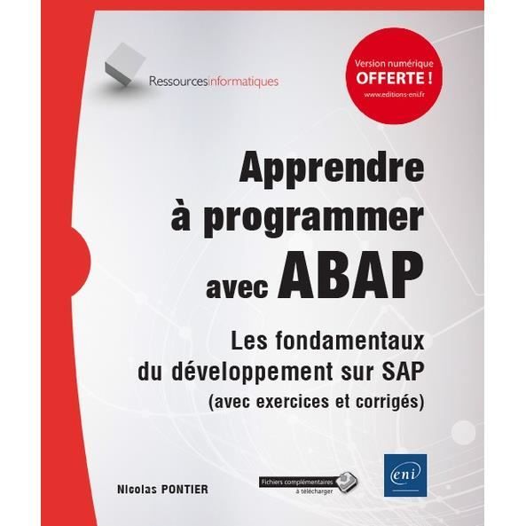Apprendre A Programmer Avec Abap Les Fondamentaux Du Developpement Sur Sap Achat Vente Livre Parution Pas Cher Soldes Sur Cdiscount Des Le 20 Janvier Cdiscount