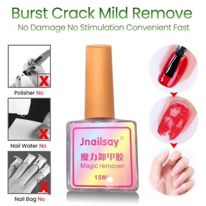 vernis à ongle Jnailsay 16ML Nail Gel Polish Burst Magic Remover UV LED Nettoyant pour vernis à ongles yiyi3557