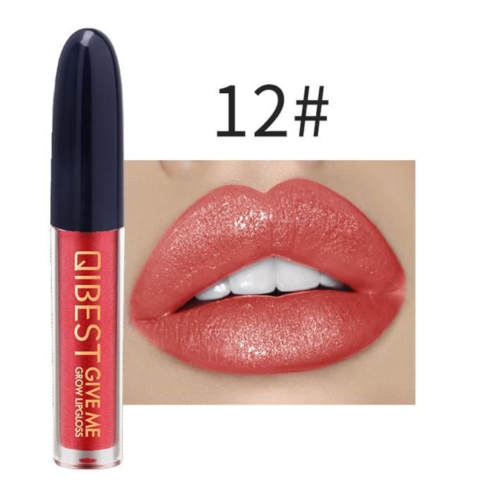 Sexy 18 couleurs Nude Metallic Matte Velvet Glossy Lip-gloss Lipstick Lip Cream JCH90525681L