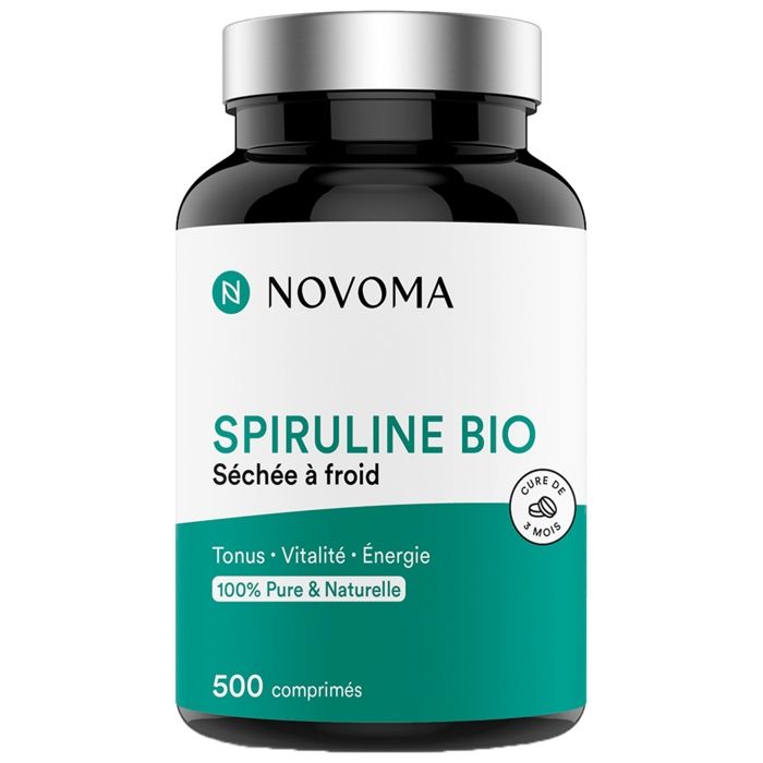 Complément alimentaire Spiruline Bio - 500 comprimés Nutrivita - blanc/vert - TU