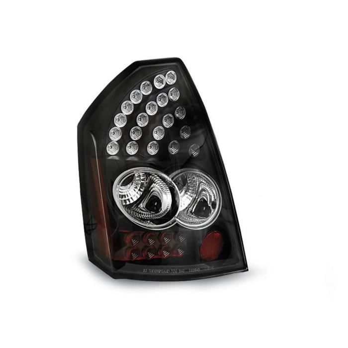 Paire de feux arriere Chrysler 300C 05-08 LED noir