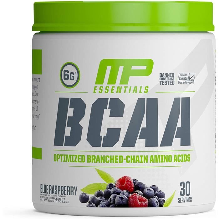 Amaigrissement et perte de poids Musclepharm BCAA 3:1:2 Complément Alimentaire Framboise Bleu 552680