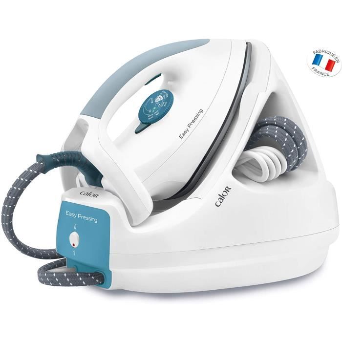 Calor Centrale Vapeur Easy Pressing 5 bars Effet Pressing jusqu'à 180g /min Blanc GV5250C0