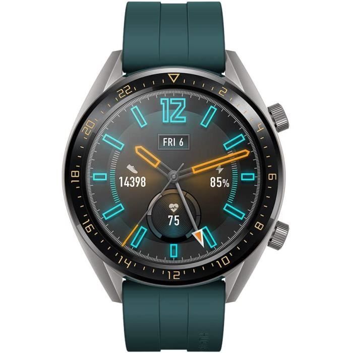 Huawei Watch GT Active Montre Connectée (GPS, boîtier 46mm) avec Bracelet Sport Vert