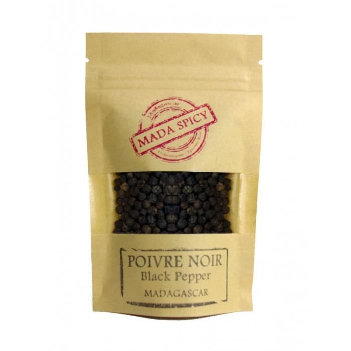 Poivre noir de Madagascar 200gr en sachet refermable