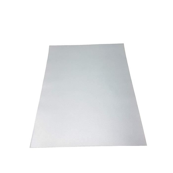 Film Adhésif Wrapping pour Voitures, Aluminium Brossé, 35 x 50 cm