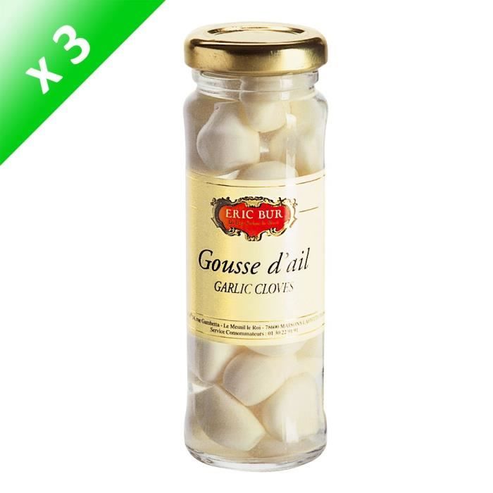 ERIC BUR Gousses d'Ail - 70 g x3