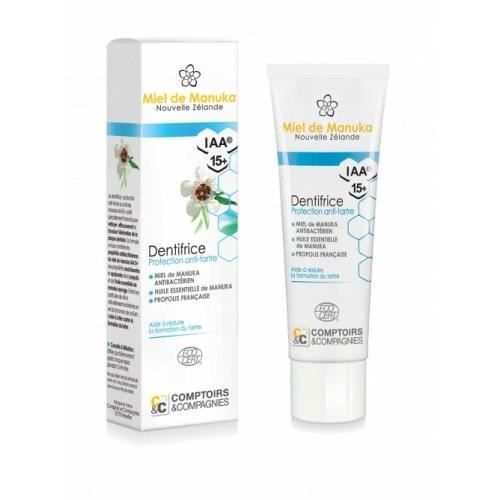 Dentifrice protection anti-tartre bio au miel de M
