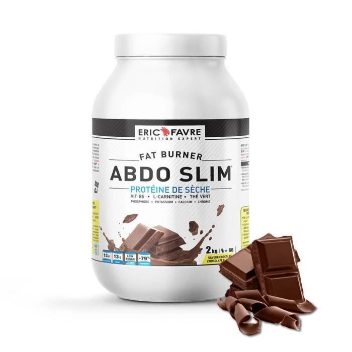 Eric Favre - Abdo Slim - Protéine de sèche - Proteines - Chocolat délice - 1,5kg