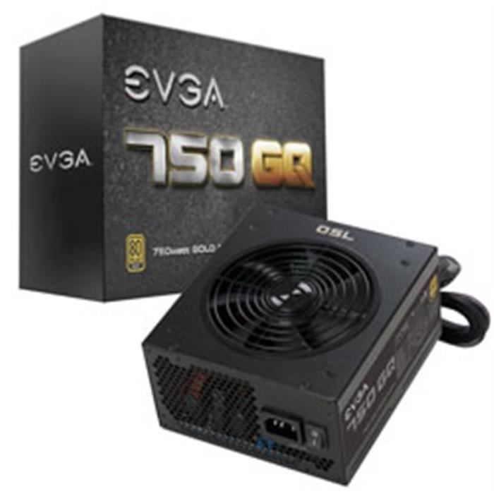 EVGA Système d'alimentation ATX12V/EPS12V Modulaire - 750 W - Interne - 120 V AC, 230 V AC Entrée - 3,3 V DC, 5 V DC, 12 V DC, 12 V