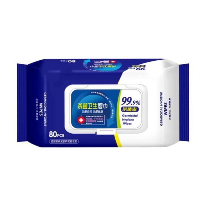 Vaycally Lingettes de d/ésinfection lingettes sans Alcool Linget lingettes humides antibact/ériennes pour Nettoyer Les Mains Soins de sant/é des Mains 60 lingettes//Paquet Lingettes de d/ésinfection