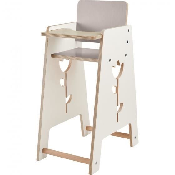 HABA - Chaise de Poupée Tulipe en Bois - Jouet Enfant 2 ans et +