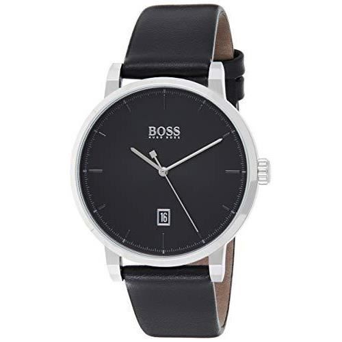 Hugo Boss Mens Analogique Quartz montre avec Bracelet en Cuir 1513790