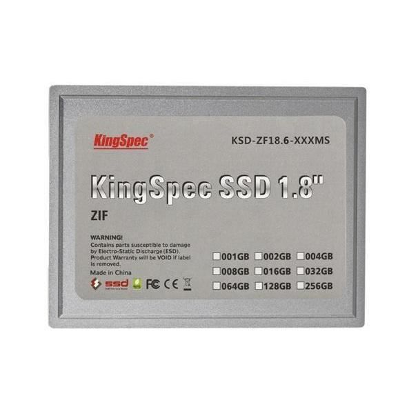 32GB KingSpec 1,8 ZIF 40 broches SSD Solid Stat…