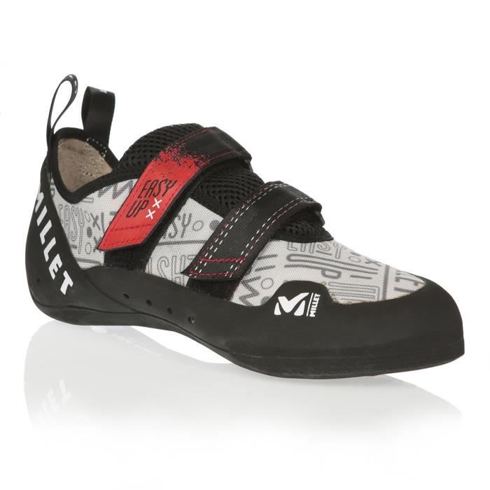MILLET Chaussons d'escalade à scratch EASY UP 2 - Adulte - Noir/Blanc