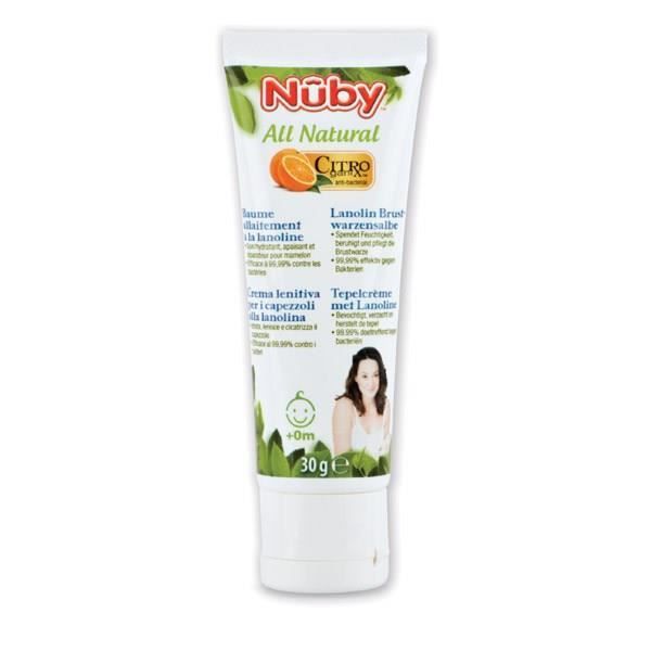 NUBY Citroganix Baume Allaitement Lanoline 30 gr