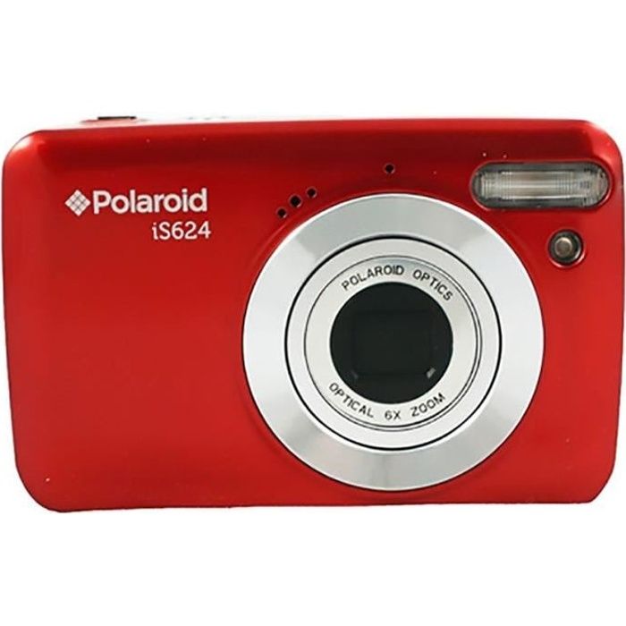 APN POLAROID 16 Mpixels Rouge