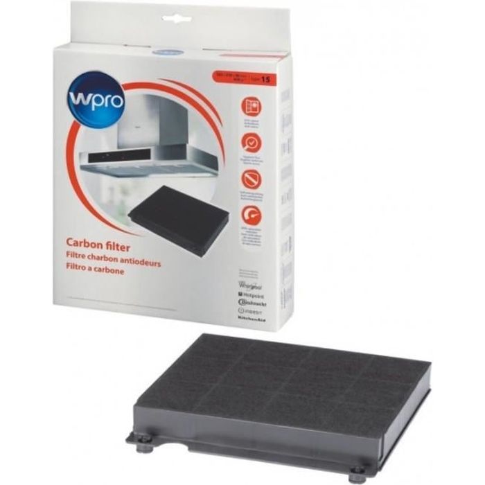 FILTRE CHARBON CH15 POUR HOTTE WHIRLPOOL - ELECTROLUX