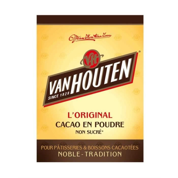 VAN HOUTEN - Cacao Boite 225G - Lot De 3