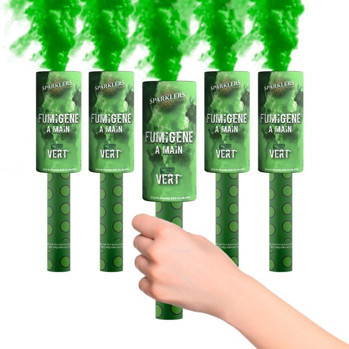 PLANETE FUMIGENE Fumigènes a Main 1 MINUTE couleur - Déclenchement à