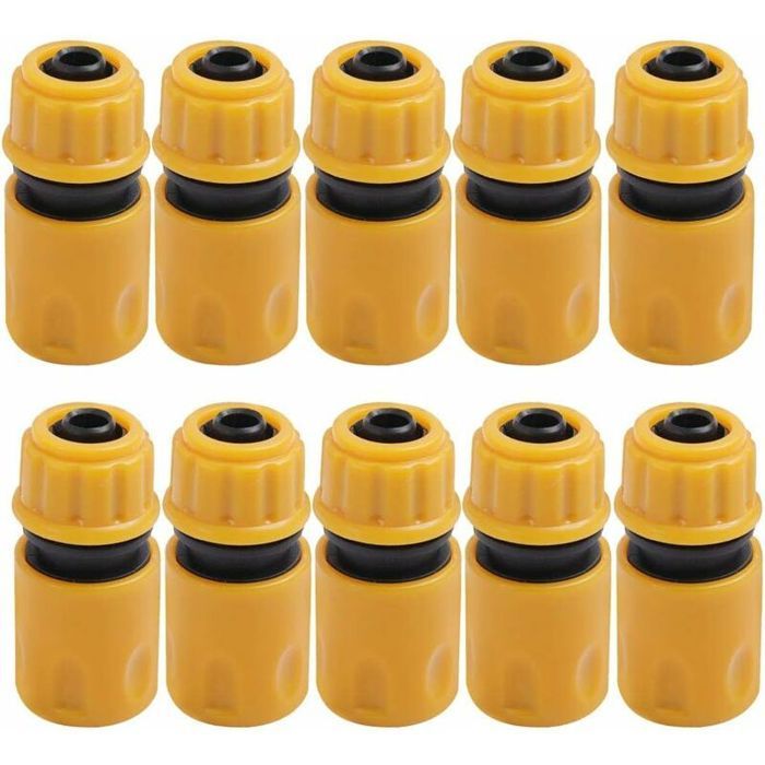 Smomend Kit 8 Raccords Tuyau D'Arrosage Plastique - Connecteurs Robinet 2 En 1