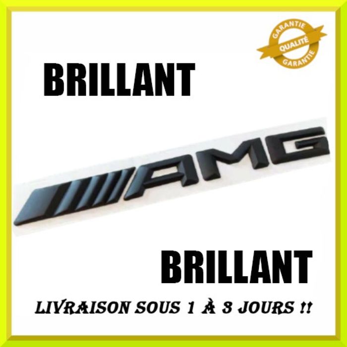 Autocollant 3D ABS Brillant Noir Jaune Argent, Emblème S Logo
