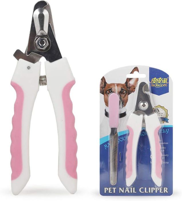 Comparer les prix de Coupe-ongles pour chiens et chats avec verrouillage de scurit et lime ongles rose Animalerie > Chien > Toilletag