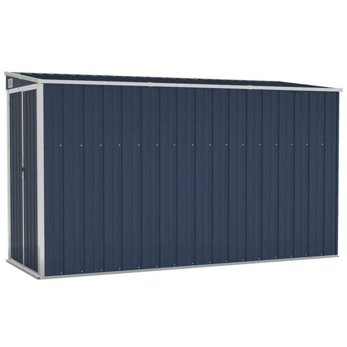 Abri de jardin cabane cabanon maison de stockage remise exterieur hangar outils robuste mural 118 x 288 x 178 cm acier a
