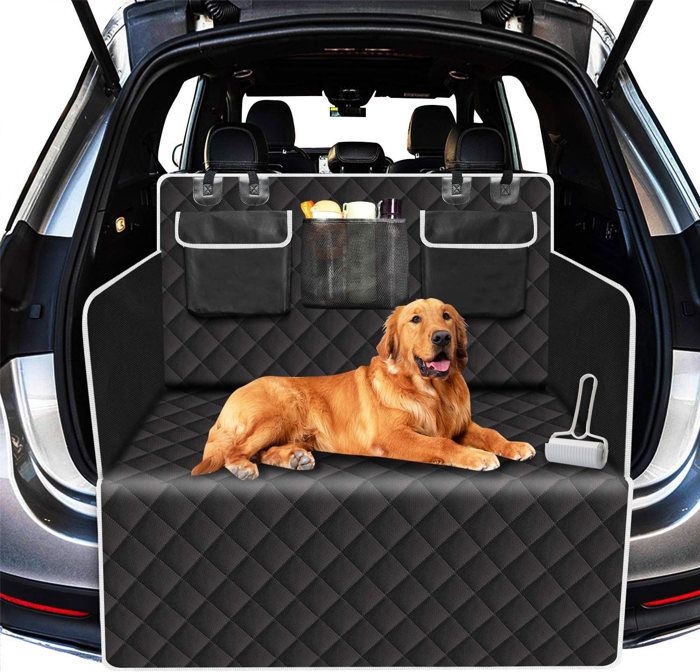 Meilleurs prix pour Housse de Protection de Coffre de Voiture, Anti-déchirure et imperméable, Housse de Coffre de Chien avec Protecteur latéral