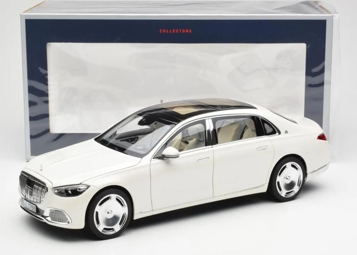 Voiture miniature - NOREV - Mercedes Maybach S680 4Matic X223 - Diamond White - 1/18 - 2021