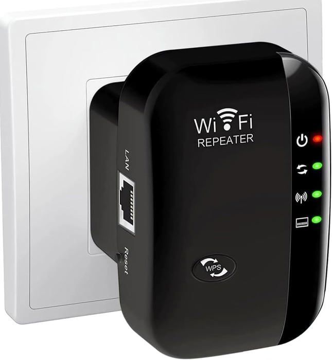 Répéteur WiFi BAInuai 300Mbps - Amplificateur Signal 2.4GHz, Port Ethernet, Mode Répéteur/AP