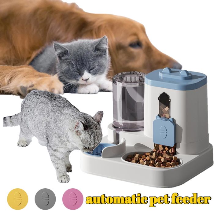 Meilleurs prix pour Distributeur automatique de nourriture et deau pour chien et chat Distributeur de nourriture et deau par g DISTRIBUTEUR DALIMENT