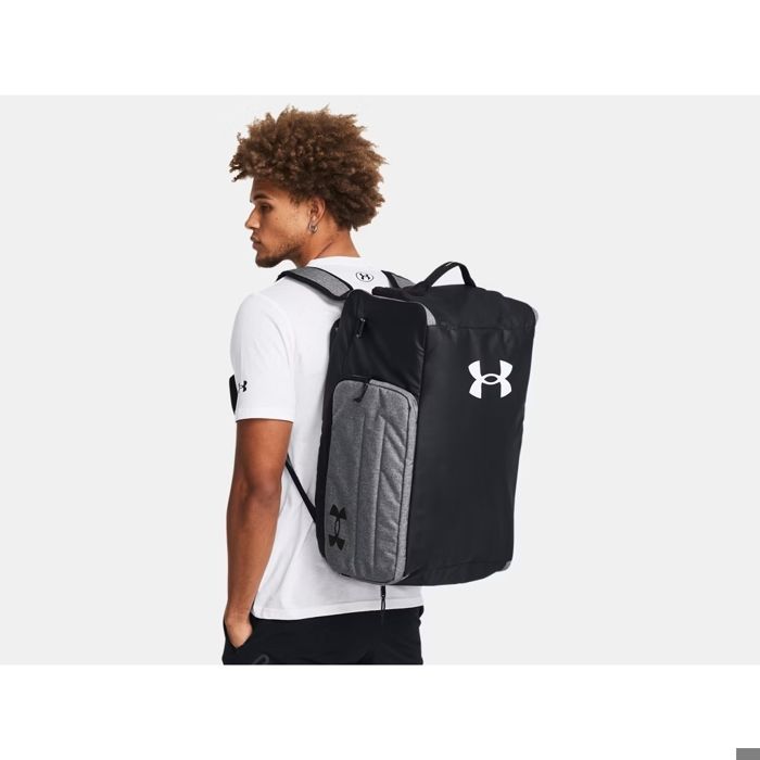Sac Duffle - UNDER ARMOUR - Contain Duo - Noir/Doré Métallique - Multisport - Adulte