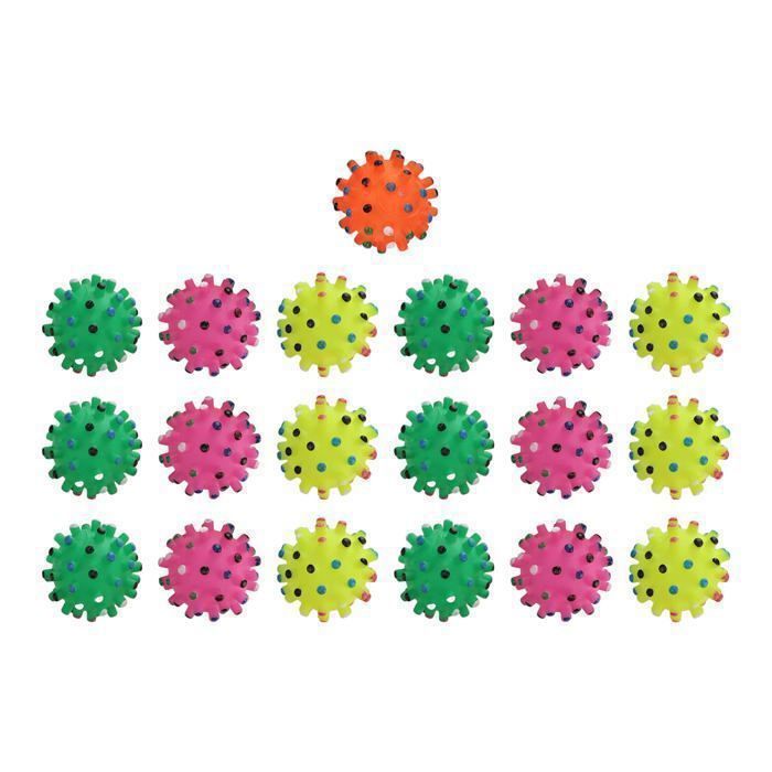 Meilleurs prix pour Lot de 10 balles couinantes pour chien – Fournitures de jeu interactives pour dressage de chiens (couleurs aléatoires)