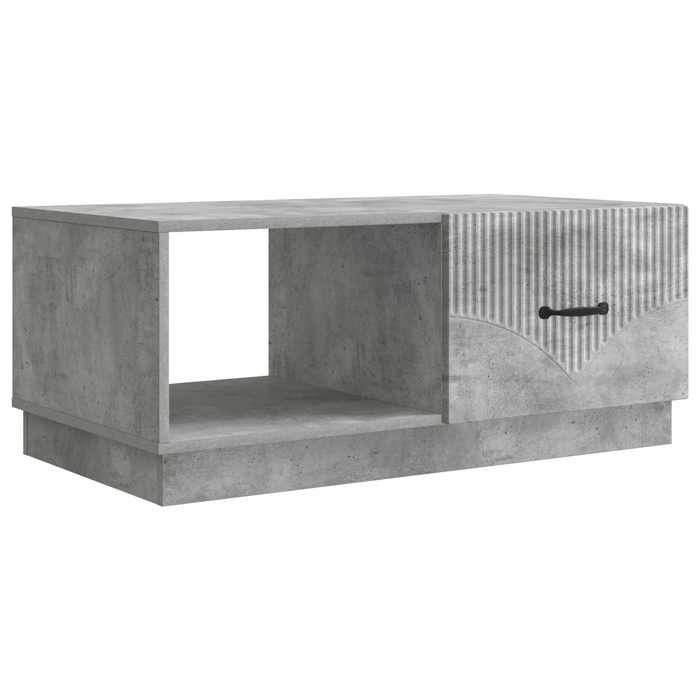 Meuble - Table - Gris - Table basse - Gris béton 90x50x37 cm Bois dingénierie_2920