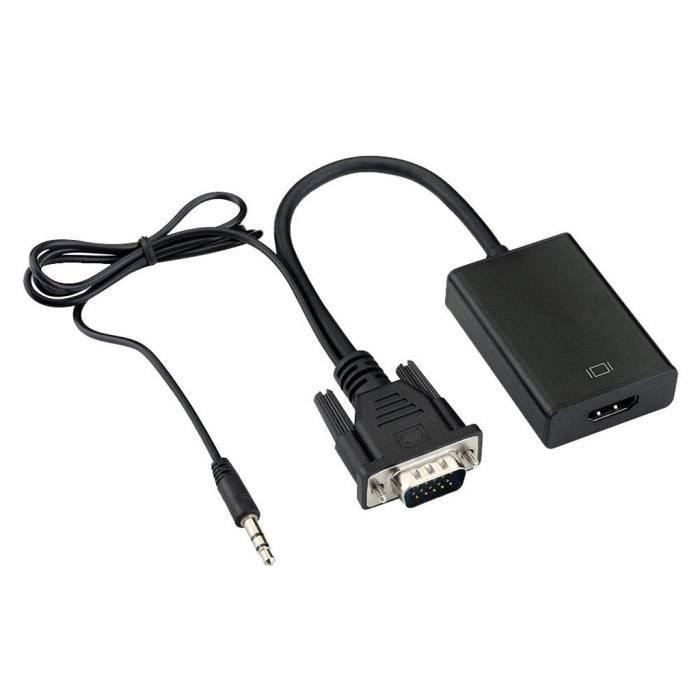 CABLING® Adaptateur USB 3.0 male vers HDMI femelle - convertisseur  ordinateur, pc portable USB vers écran télé, tv, hdtv, moniteur, projecteur  en